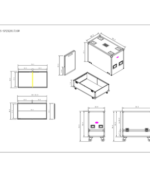 ProX XS-SP2X281716MK2 | Dual 15in Speaker Flight Case | ATA Protection with Removable Divider