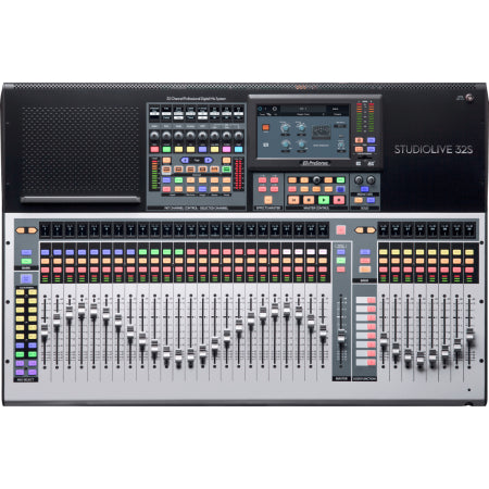 PreSonus StudioLive 32S | 40-Channel Digital Mixer | 64x64 USB & AVB Networking Console
