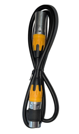 Prost Lighting DMX3-IP65-3FT | 3FT IP65-Rated Outdoor 3-Pin DMX Cable