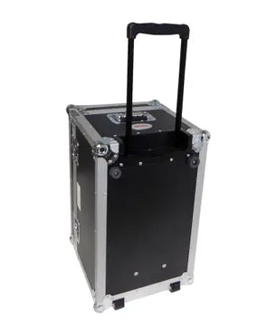 ProX T-UTIHW MK2 | Rolling Utility Case for Cables or 100 LPs | Retractable Handle & Recessed Wheels