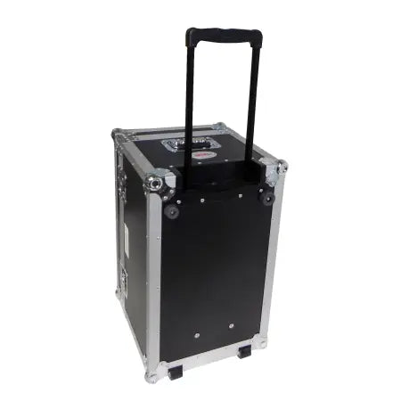 ProX T-UTIHW MK2 | Rolling Utility Case for Cables or 100 LPs | Retractable Handle & Recessed Wheels