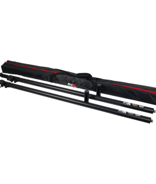 ProX X-ATLAS8FTBLX2 | Adjustable Telescoping Poles Pair | 56in-96in Black Support Set