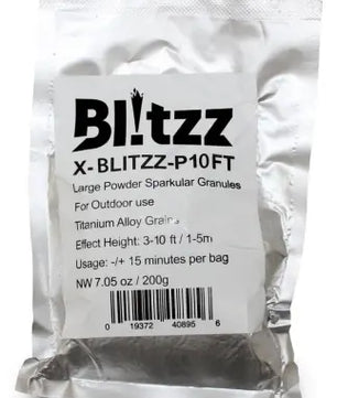 ProX X-BLITZZ-P10FT | Cold Spark Effect Granules for ProX Machines | 3–10ft Titanium Alloy Spark Height