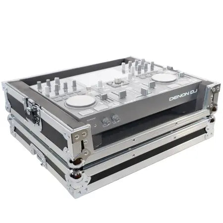 ProX X-PRIME GO | Flight Case for Denon DJ Prime Go | Compact with Laptop Shelf