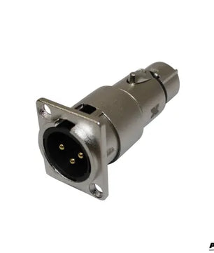 ProX XC-3MDF | Panel Mount XLR Male to Female Adapter | Feedthrough Connector for Audio Rigs