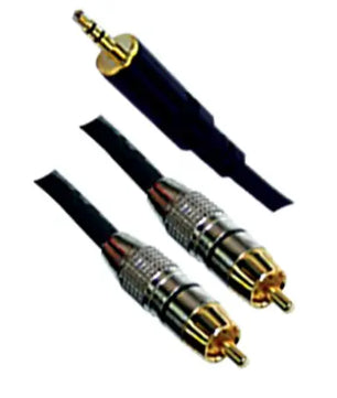 ProX XC-CMR06 | 6ft 1/8in to Dual RCA Cable