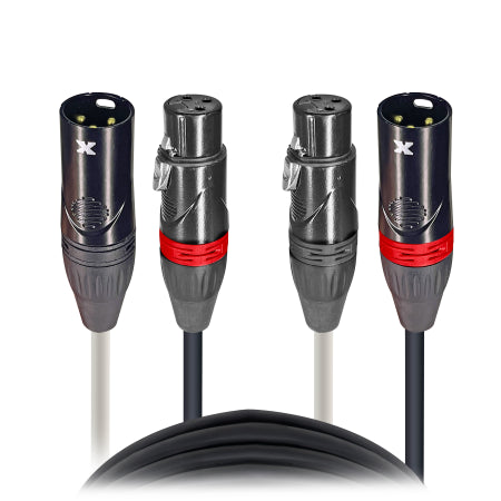 ProX XC-DXLR50 | 50ft DMX Cable with XLR Connectors | Lighting & Stage Control Cable