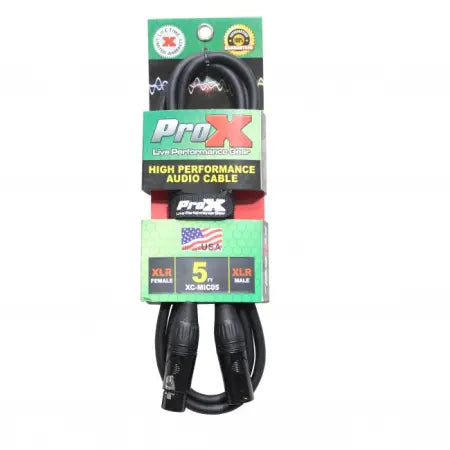 ProX XC-MIC05 | 5ft XLR to XLR Cable