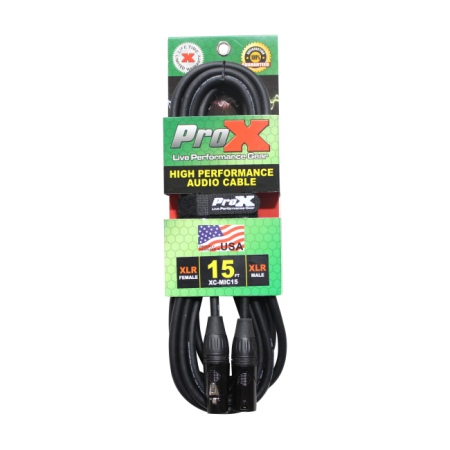 ProX XC-MIC15 (15ft XLR to XLR Cable)