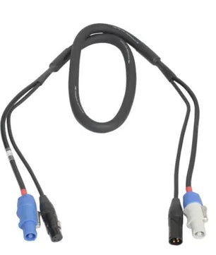 ProX XC-PWC14-DMX03 | 3ft DMX + PowerCon Combo Cable