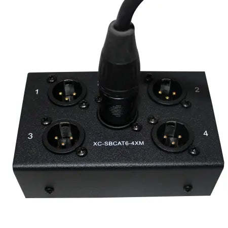 ProX XC-SBCAT6-4XM | DMX/XLR to Ethernet Snake