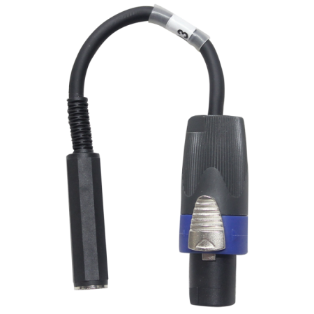 ProX XC-SQF | 6" SpeakOn-M to 1/4" TS-F Female Cable