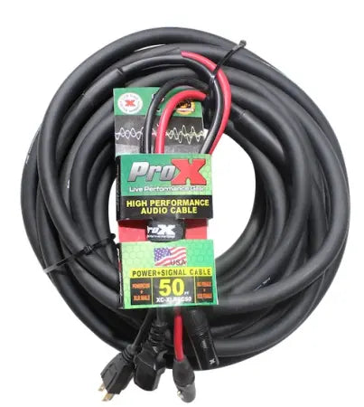 ProX XC-XLREC50 | 50ft XLR / IEC Combo Cable