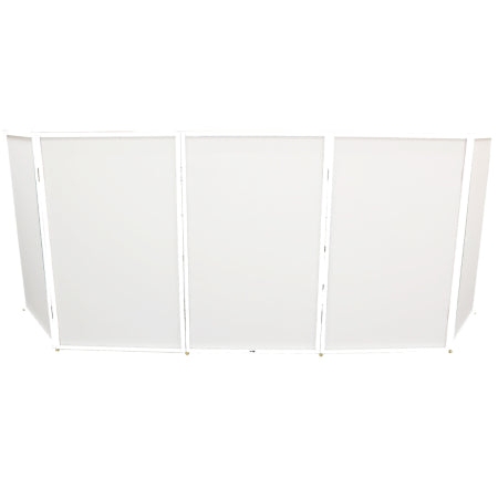 ProX XF-5X3048W | 5-Panel DJ Facade with White Frame | Includes Black & White Scrims + Carry Bags