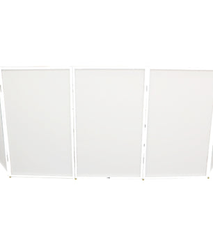 ProX XF-5X3048W | 5 Panel White Frame DJ Facade