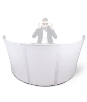 ProX XF-LUNA WH | 5 Panel LUNA DJ Round Facade