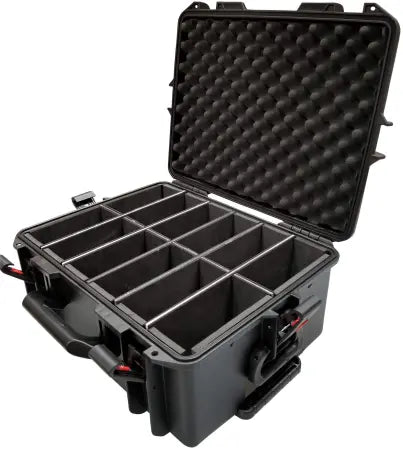 ProX XM-MAXI12 | Watertight Case for 12 Ape Labs MAXI | With Wheels & Telescoping Handle