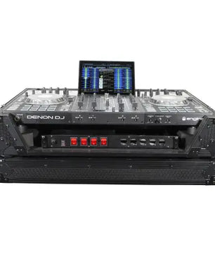 ProX XS-PRIME4MK2WBL | ATA Flight Case with 1U Rack | Wheels for PRIME 4 MK2