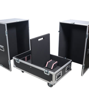 ProX XS SP2X441917W | Dual ATA Speaker Flight Case | Fits 44x19x17 in Cabinets