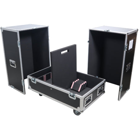 ProX XS SP2X441917W | Dual ATA Speaker Flight Case | Fits 44x19x17 in Cabinets