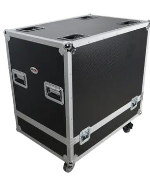 ProX XS-SP302618W | Universal Speaker Flight Case for 2x QSC LA112, FBT HORIZON VHA 112SN, Mackie DRM12A