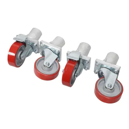 ProX XSQ-10W | 10in Rolling Stage Legs with Casters | StageQ Locking Mobility Set of 4