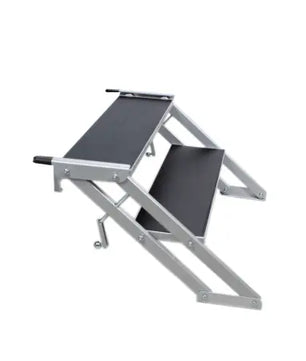 ProX XSQ-ST2 | 2 Step Heavy Duty Stage Stairs | Adjustable 14in to 18in Height with Handrails