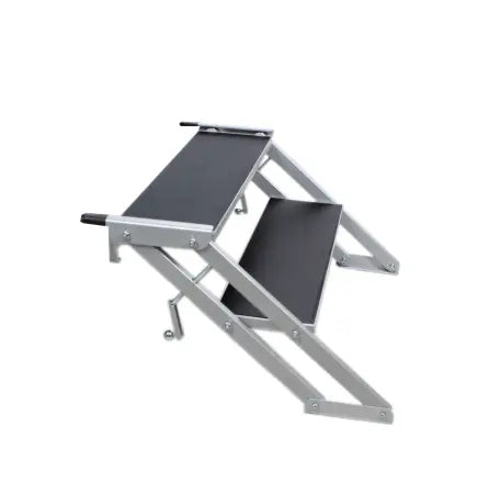 ProX XSQ-ST2 | 2 Step Heavy Duty Stage Stairs | Adjustable 14in to 18in Height with Handrails