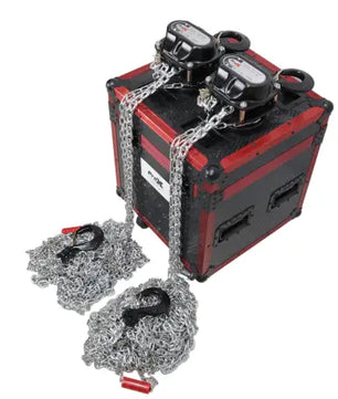 ProX XT-MCH2TX2-30FT | 2 Ton Manual Chain Hoist (x2) w/ Flight Case