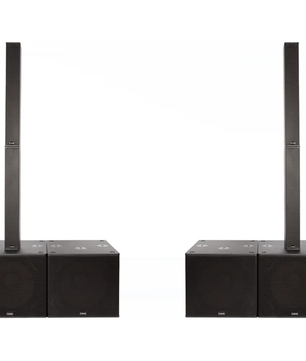 Carvin Audio TRx3900F | Dual 9x3.5in Drivers - 129dB | Passive Column Array Pair with Fly Points