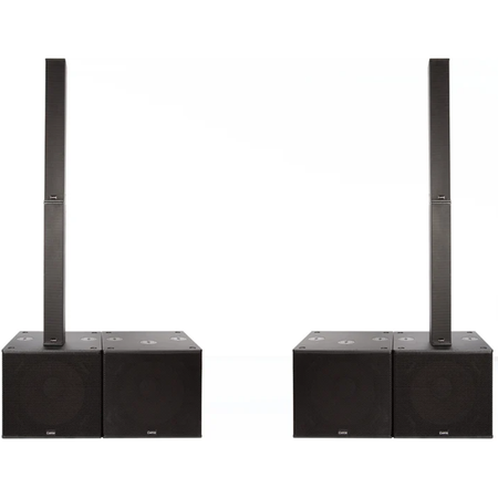 Carvin Audio TRx3900F | Dual 9x3.5in Drivers - 129dB | Passive Column Array Pair with Fly Points