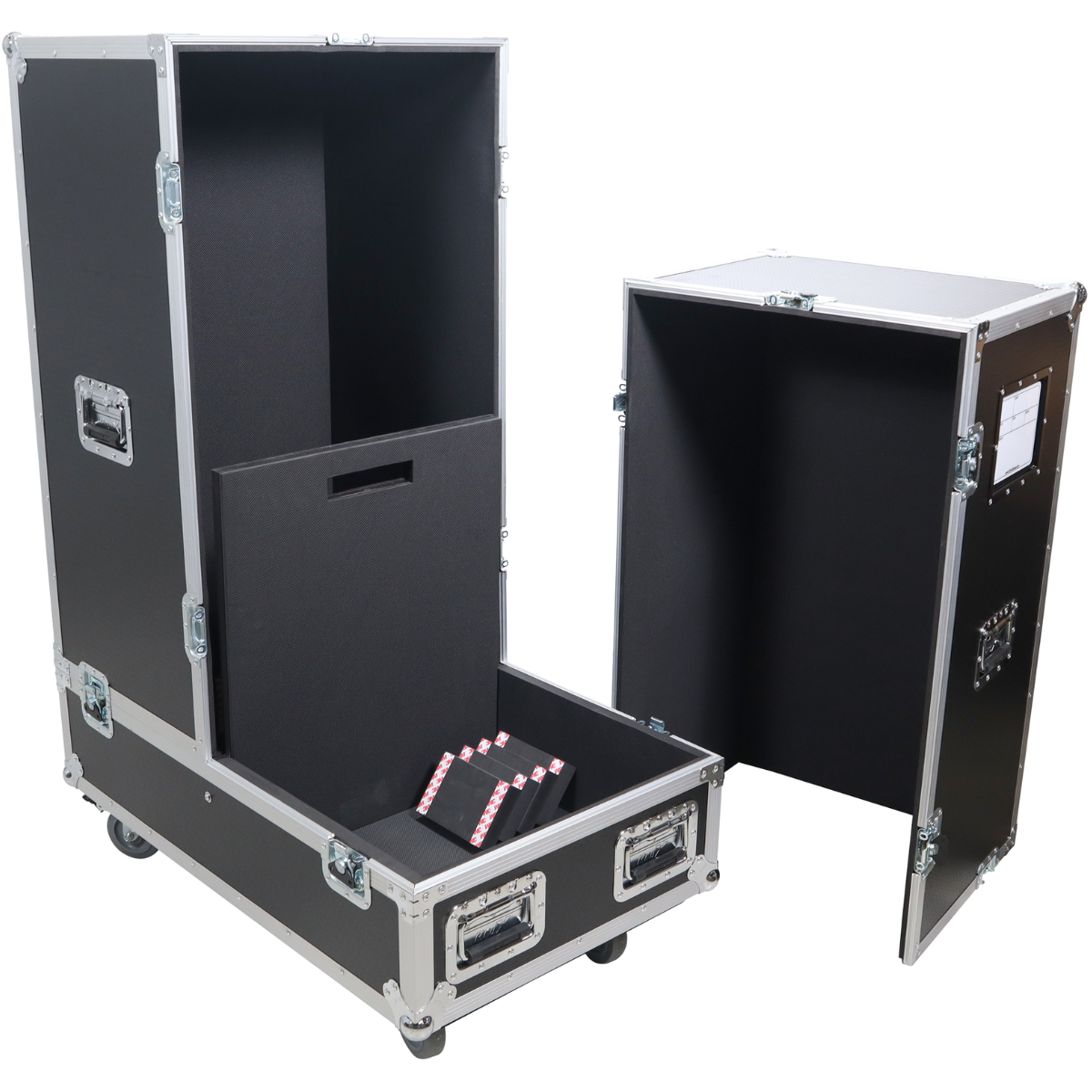 ProX XS SP2X441917W | Dual ATA Speaker Flight Case | Fits 44x19x17 in Cabinets