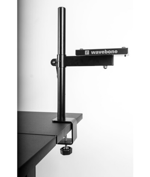 Wavebone Starship Black | Height Adjustable Studio Desk | Standing Workstation with Keyboard Tray