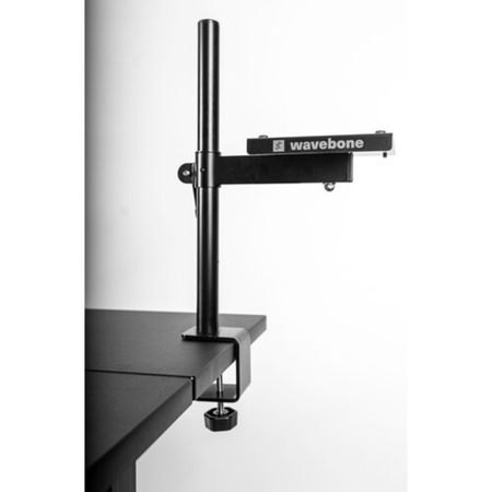 Wavebone Starship Black | Height Adjustable Studio Desk | Standing Workstation with Keyboard Tray