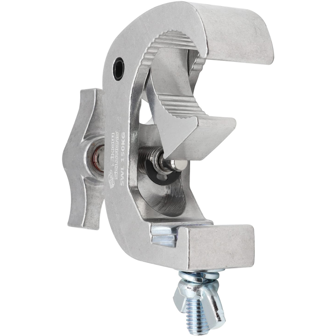 Odyssey LACQL30MK2 | 2" Polished Aluminum Clamp, 1.2" Thick, 330lb Load Capacity