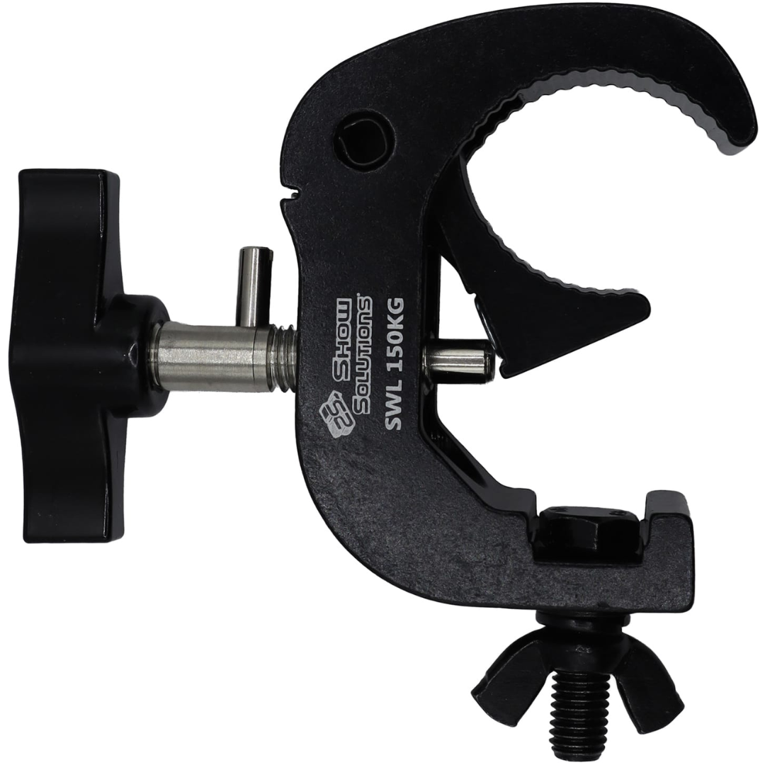 Odyssey LACQL30MK2B | 2" Black Aluminum Clamp, 1.2" Thick, 330lb Load Capacity