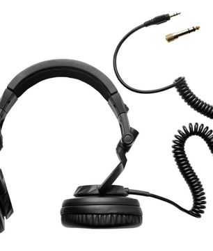 Hercules HDP DJ45 | Closed-Back DJ Headphones | 50mm Drivers & Swivel Earcups