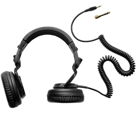 Hercules HDP DJ45 | Closed-Back DJ Headphones | 50mm Drivers & Swivel Earcups
