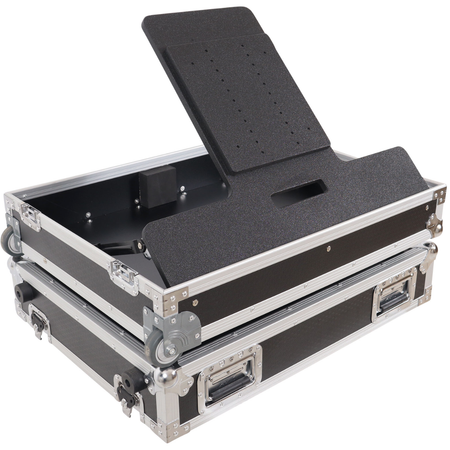 ProX XS TV32FMW | 32 Inch LED TV Flight Case | Adjustable Floor Monitor Case with Wheels