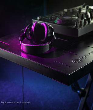 Gravity Stands KS RD 1 | Rapid Desk for X-Type Keyboard Stands | 1000mm Wide Steel Support Plate