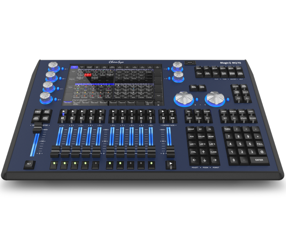 ChamSys MagicQ MQ70 | 24 Universe Console with UPS & Wi-Fi | Compact, Fanless, Carry-On Design