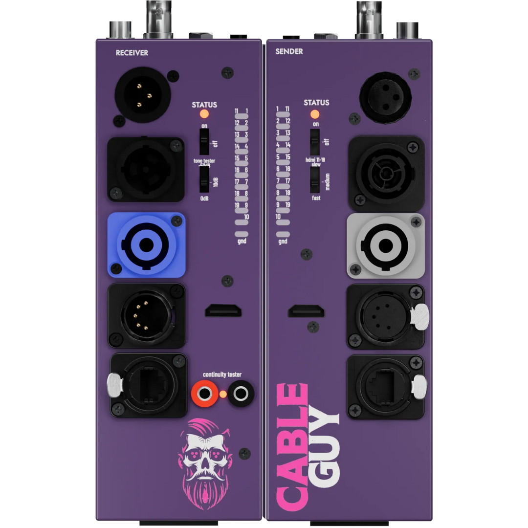 Blizzard Lighting Cable Guy | Audio Cable Tester with 3,000m Lossless Transmission