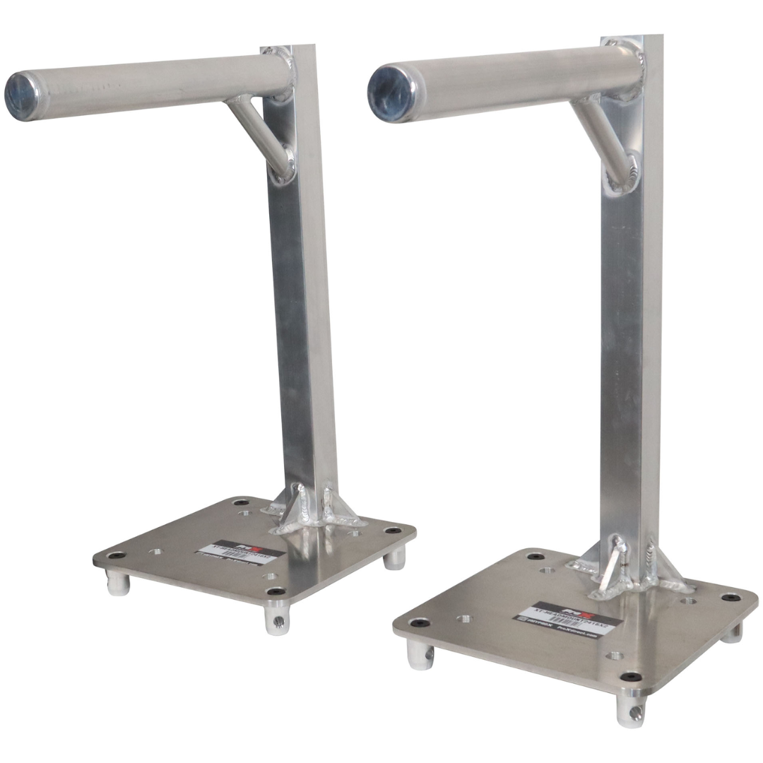 ProX XT-HEADMOUNT2416X2 | Set of 2 Inverted Mounts - 24in Height | 2in OD Arms for Overhead Lighting