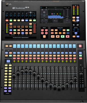 PreSonus StudioLive SE 16 | 16 XMAX Preamps and 17 Motorized Faders | Compact 40-Channel Digital Mixer with AVB and SD Recording