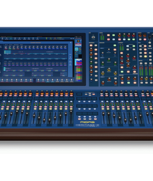 Midas MDS-HD96-24-CC-TP | Heritage-D Console with Touring Flight Case | AI Mixing & Graviton Mk2 Engine