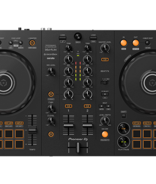 Pioneer DJ DDJ-FLX4 | 2-Deck DJ Controller | USB-C, Smart Fader & Rekordbox/Serato Support