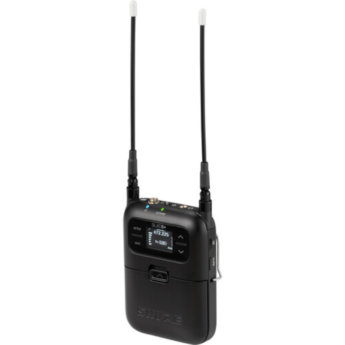 Shure SLXD5PLUS--G57 | Camera-Mount Digital Receiver | 470-608 MHz with AES-256 Encryption