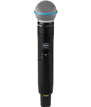 Shure SLXD24D+/B58-G57 | Dual Beta 58A Wireless Mics | Digital Audio with ShowLink Control