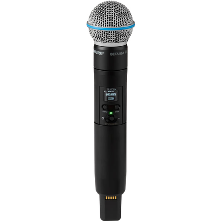 Shure SLXD24D+/B58-G57 | Dual Beta 58A Wireless Mics | Digital Audio with ShowLink Control