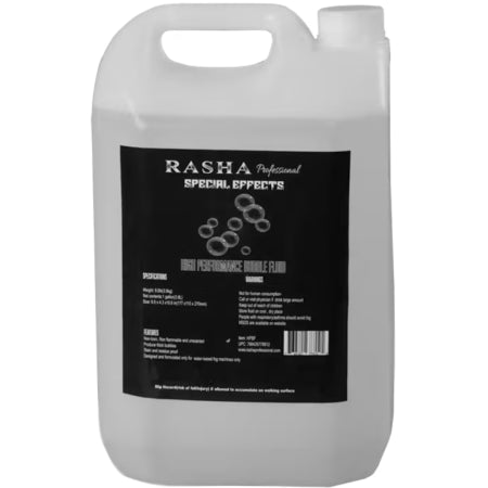 Rasha Bubble Fluid Pack of 4 | Long-Lasting, Non-Toxic Bubbles | Compatible with All Machines